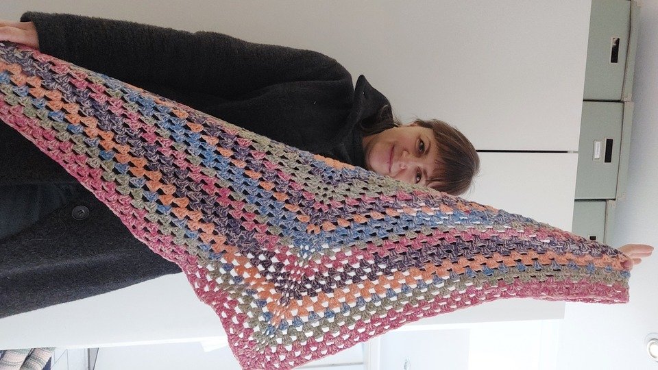 Anleitung, REGRANNY shawl, Grannyshawl, Häkelanleitung