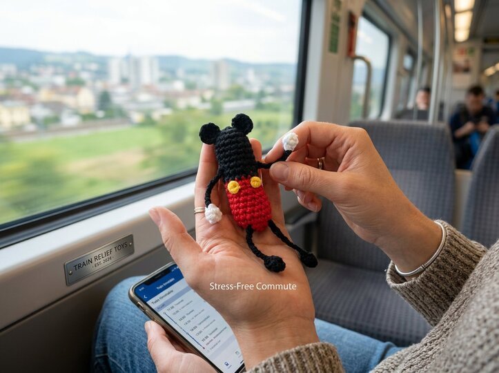 Crochet Anti-Stress Clicker – Cute DIY Fidget Toy