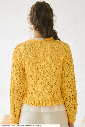 Jäckchen mit Rüschenrand