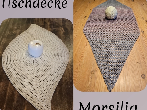 Häkelanleitung Tischdecke Morsilia