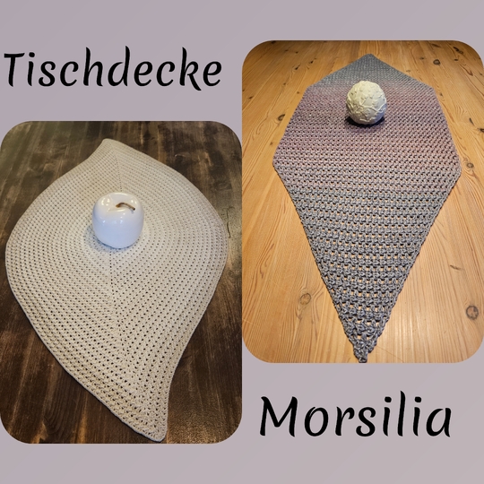 Häkelanleitung Tischdecke Morsilia
