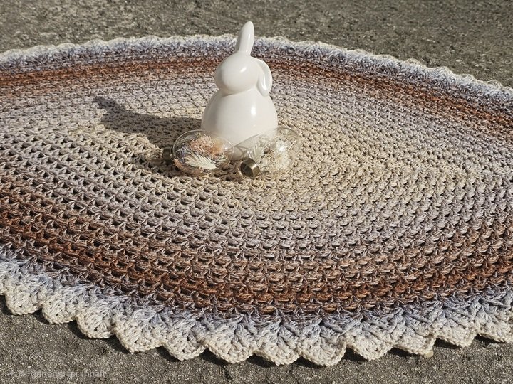 Häkelanleitung Tischdecke Morsilia