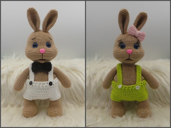 Häkelanleitung Hase Hopsi