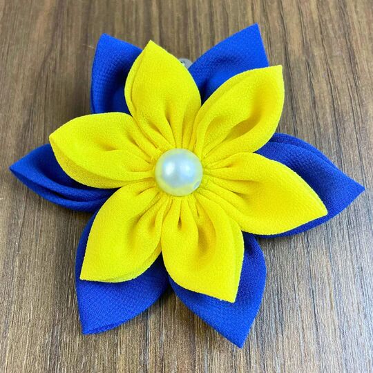 Fabric Flower Hair Clip Sewing Pattern PDF – Petal Blossom