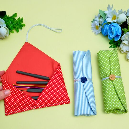 Roll-Up Fabric Organizer Sewing Pattern PDF