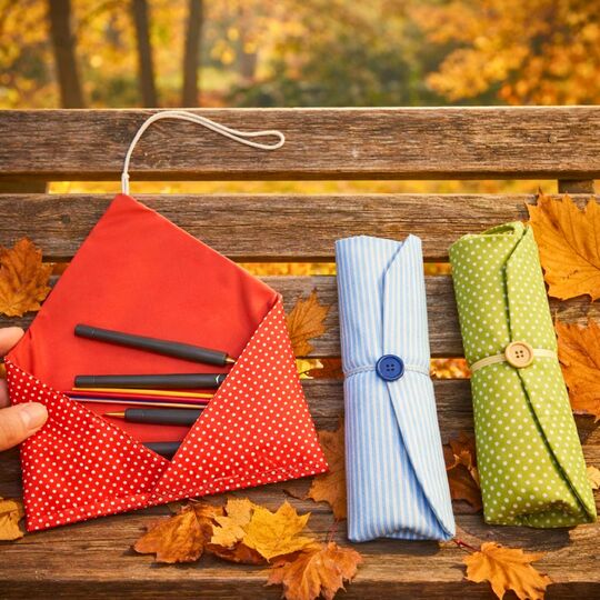 Roll-Up Fabric Organizer Sewing Pattern PDF