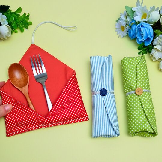 Roll-Up Fabric Organizer Sewing Pattern PDF