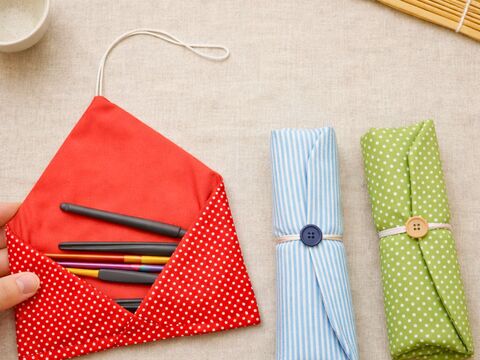 Roll-Up Fabric Organizer Sewing Pattern PDF