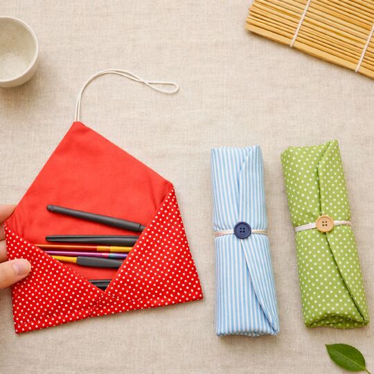 Roll-Up Fabric Organizer Sewing Pattern PDF