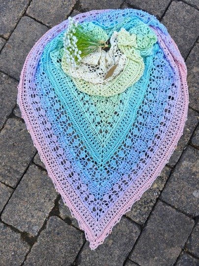 Häkelanleitung Dreieckstuch Niam