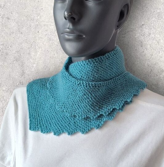 Strickanleitung Mini - Sicheltuch, kleiner Schal, Halstuch    #371