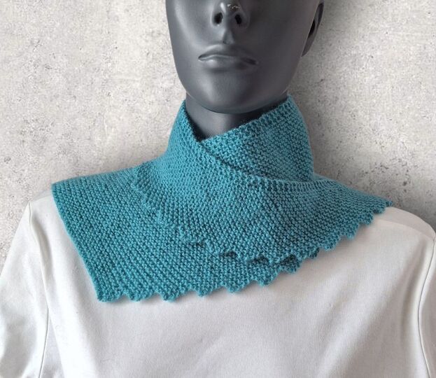 Strickanleitung Mini - Sicheltuch, kleiner Schal, Halstuch    #371