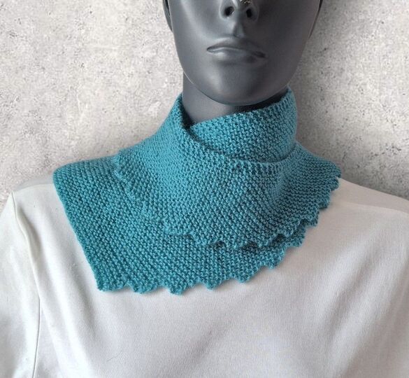 Strickanleitung Mini - Sicheltuch, kleiner Schal, Halstuch    #371