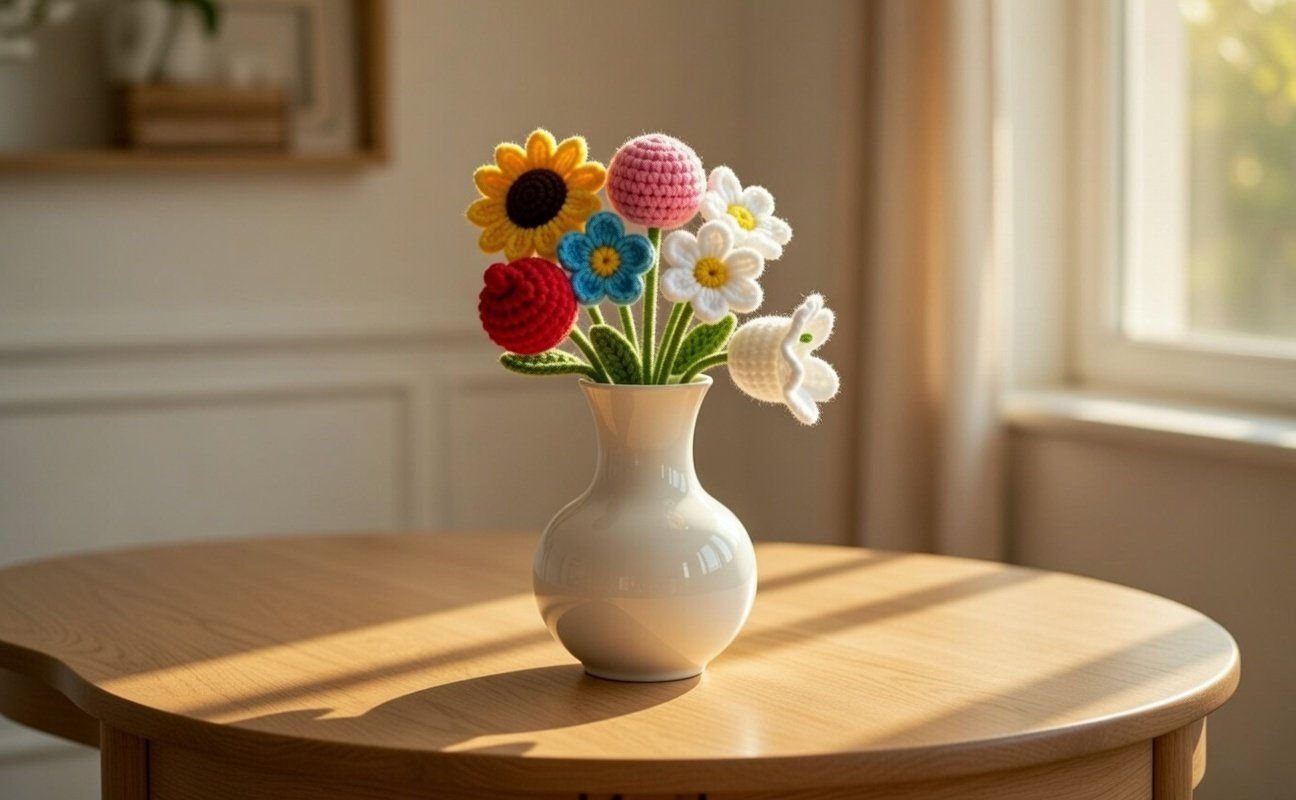 Crochet Flower Bouquet Pattern + Video (English Only) PDF - Image 5