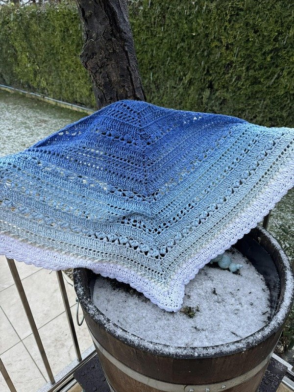 Eisblume Flaches Dreickstuch - Bild 6