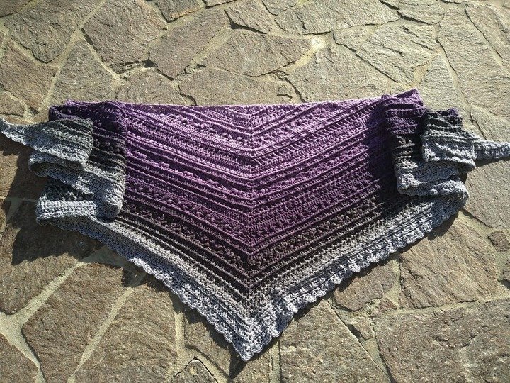 Eisblume Flaches Dreickstuch