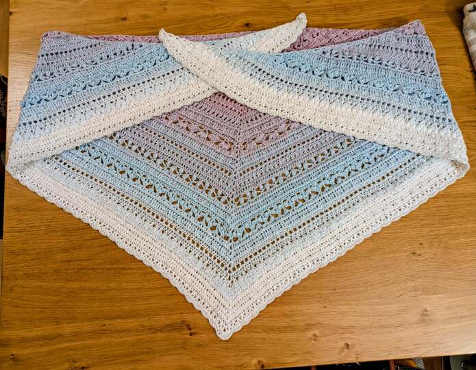 Eisblume Flaches Dreickstuch