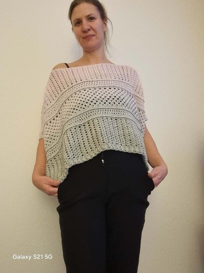 Häkelanleitung 1 Bobbel Pullover Joana