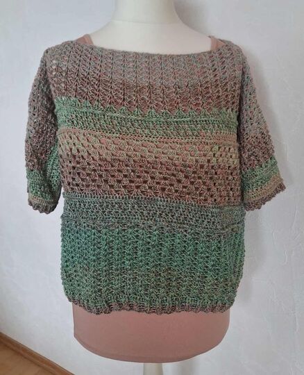 Häkelanleitung 1 Bobbel Pullover Joana