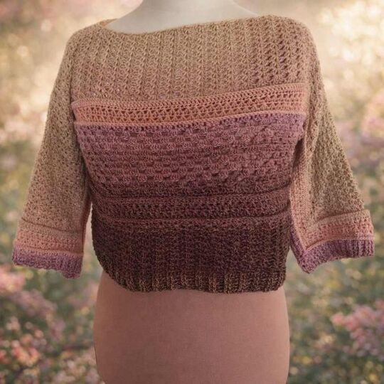 Häkelanleitung 1 Bobbel Pullover Joana