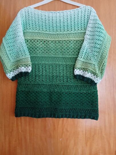 Häkelanleitung 1 Bobbel Pullover Joana