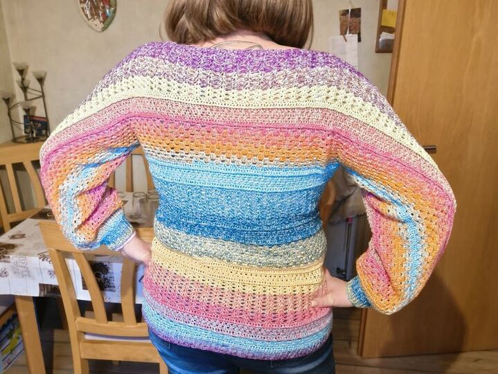 Häkelanleitung 1 Bobbel Pullover Joana