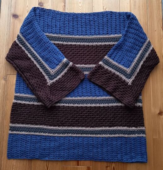 Häkelanleitung 1 Bobbel Pullover Joana