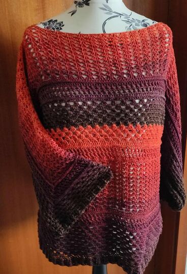 Häkelanleitung 1 Bobbel Pullover Joana