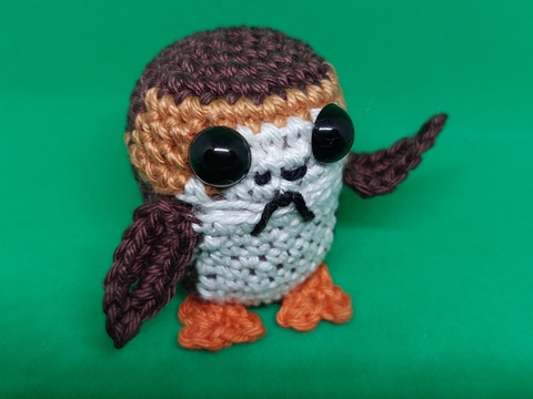 Anleitung zum Häkeln eines pummeligen Wasservogels