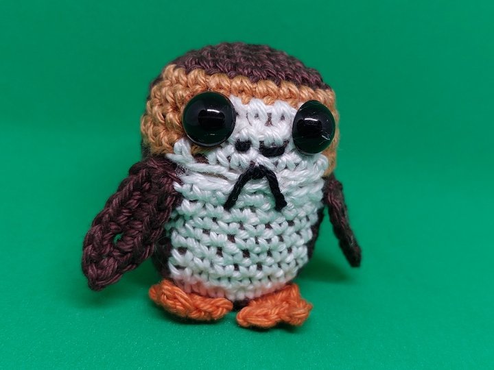 Anleitung zum Häkeln eines pummeligen Wasservogels