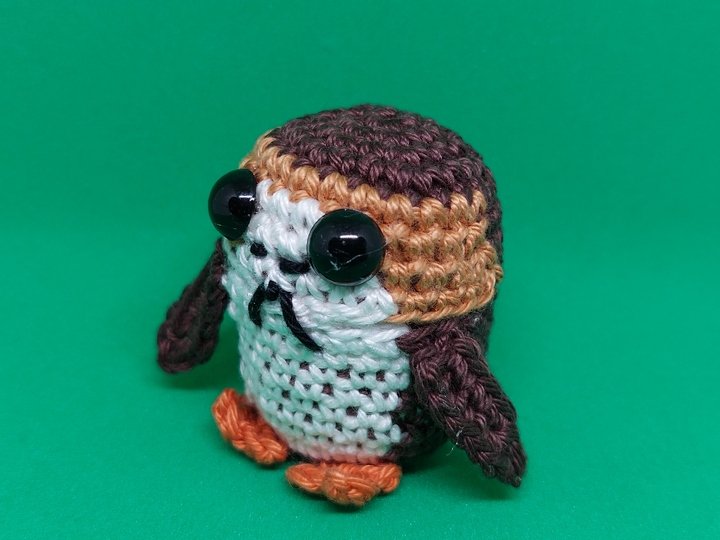 Anleitung zum Häkeln eines pummeligen Wasservogels