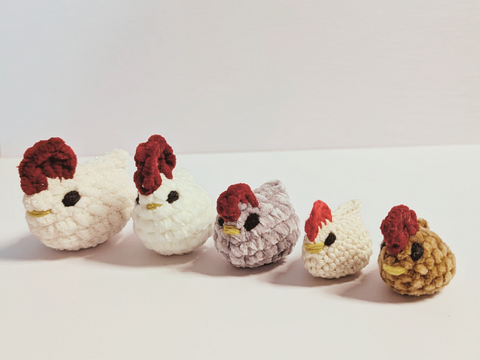 Häkelanleitung Huhn