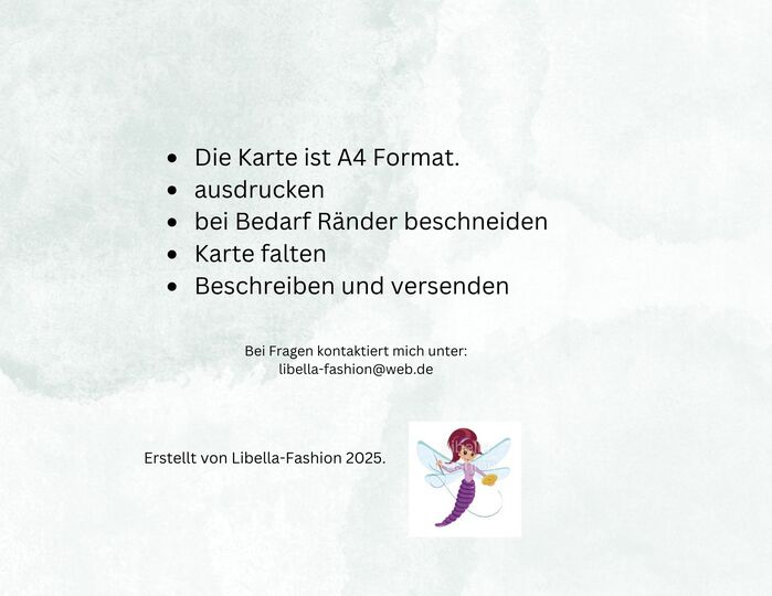 Osterkarte 5 download Ostern Karte Grußkarte A4 digitaler Sofortdownload