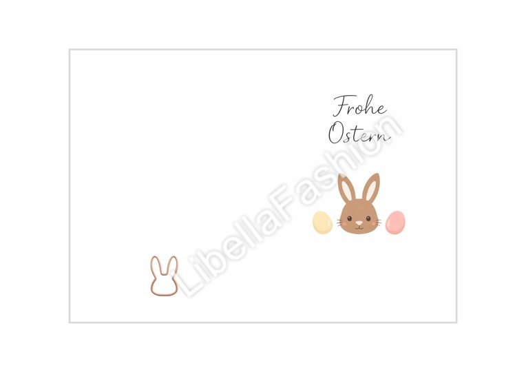 Osterkarte 5 download Ostern Karte Grußkarte A4 digitaler Sofortdownload