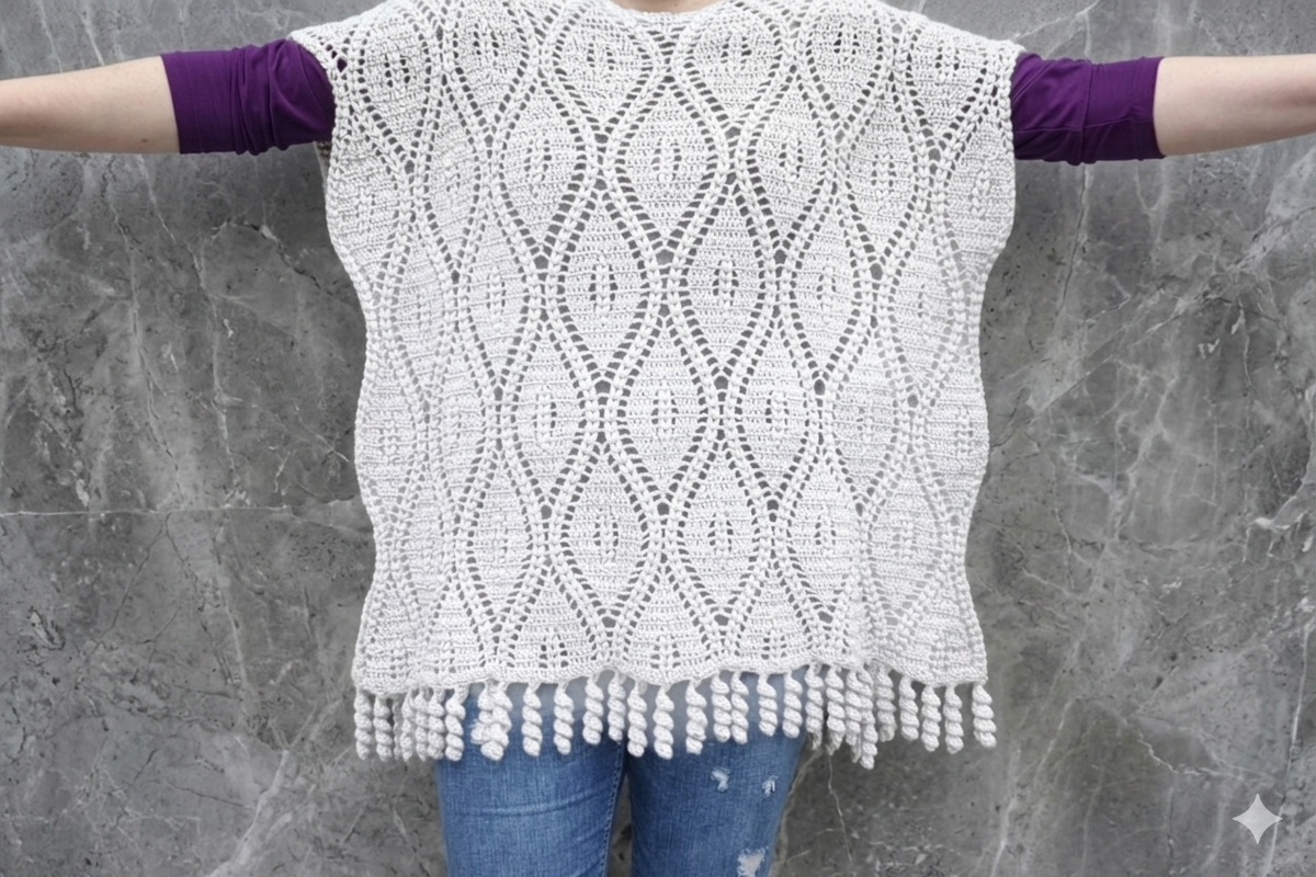 Häkelanleitung Poncho Asra - Bild 5