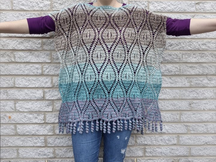 Häkelanleitung Poncho Asra