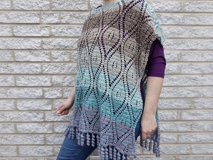 Häkelanleitung Poncho Asra