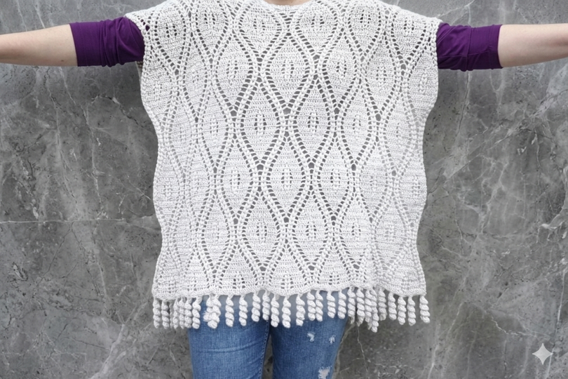 Häkelanleitung Poncho Asra