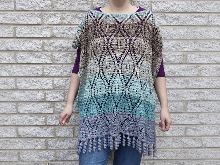 Häkelanleitung Poncho Asra