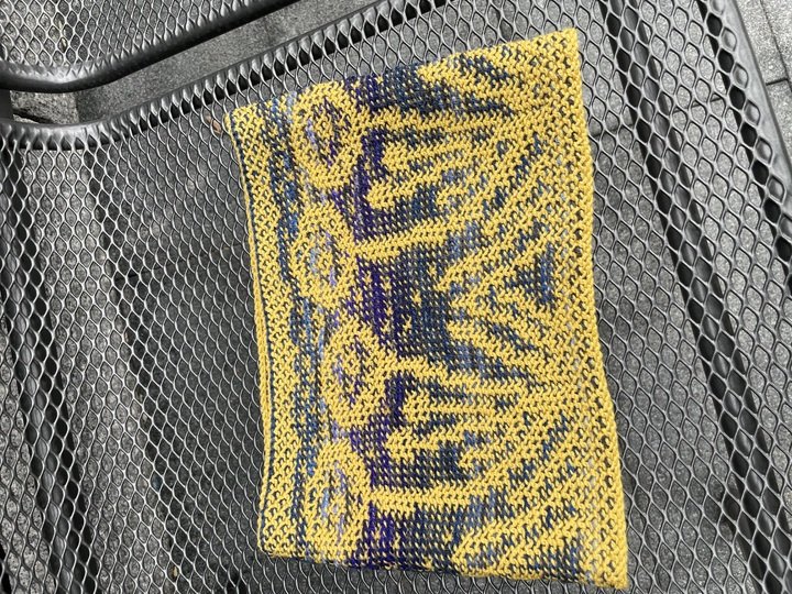 Loop Pusteblume - tunesisch gehäkelt