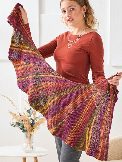 TUCH FELICITAS, gestrickt