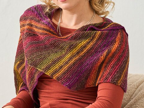 TUCH FELICITAS, gestrickt