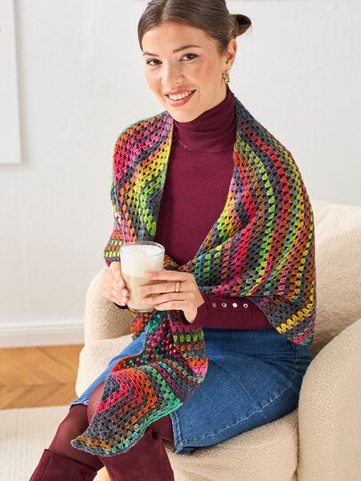 TUCH FRITZI, gehäkelt