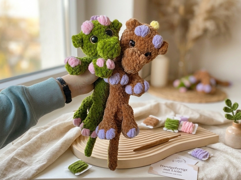 Anleitung 'kleiner Kuscheldrache'