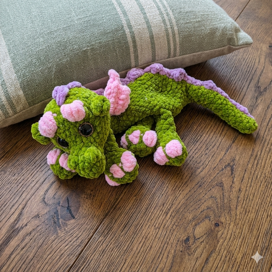 Anleitung 'kleiner Kuscheldrache'