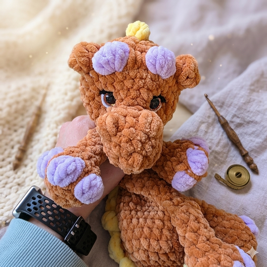 Anleitung 'kleiner Kuscheldrache'