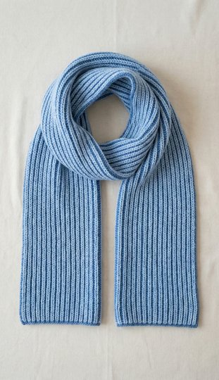 Knitting Pattern TwinTone Scarf | Two-Color Brioche Scarf | PDF