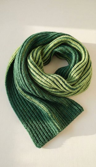 Knitting Pattern TwinTone Scarf | Two-Color Brioche Scarf | PDF