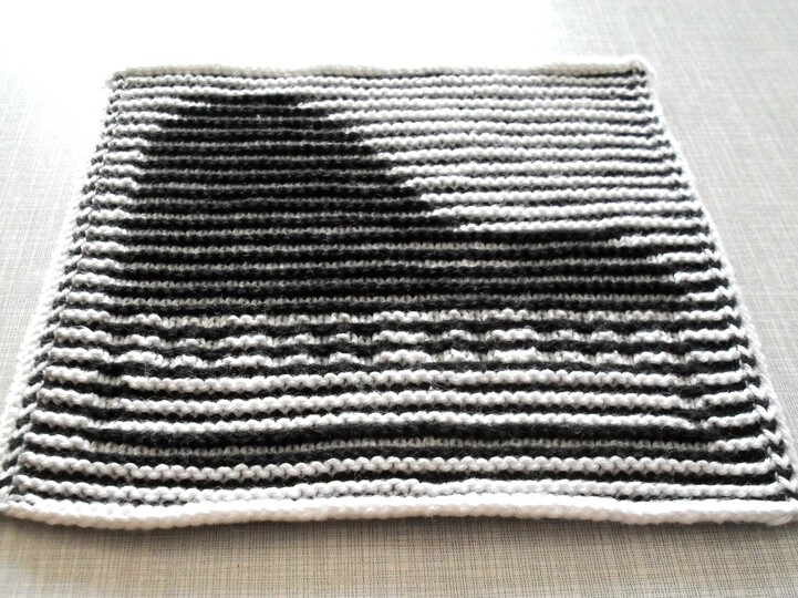 Musik - Klavier oder Flügel in Schattenstricktechnik