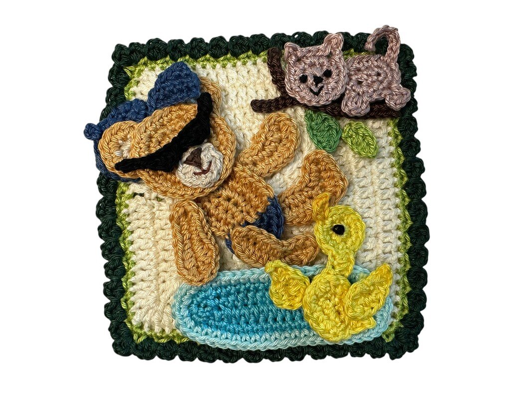 Granny Square Bear 7 crochet - Image 2